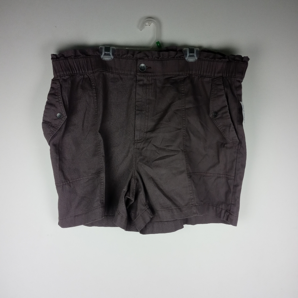Old Navy High-Waisted Twill Utility Shorts Size XL